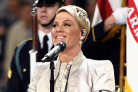 P!NK beim 52. Super Bowl mit Sennheiser