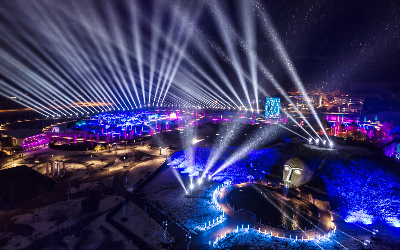 Das Swarovski-Lichtfestival in Wattens/Tirol