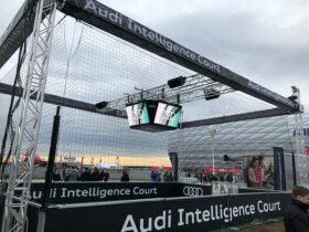 Audi Intelligence Court auf Tour mit LEDium XR-3 MK2