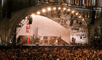 Eröffnung der Wiener Festwochen 2018 mit HES SolaHyBeam 2000
