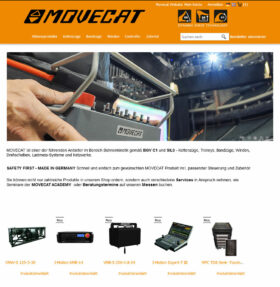 Movecat startet Online-Shop