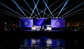 tarm Showlaser und Leithaus Filmproduktion für Mercedes Benz in den VEA