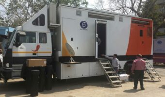 Doordarshan Ü-Wagen goes IP mit Lawo