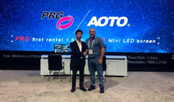 PRG investiert in ultra-hochaufgelöste LED-Screen-Lösung von AOTO