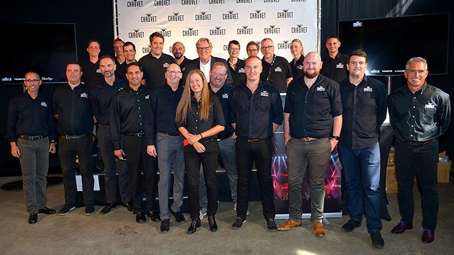 Das Team von Chauvet Professional.