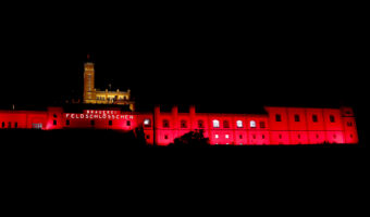 Fassadenillumination zum Schweizer Nationalfeiertag mit EHRGEIZ