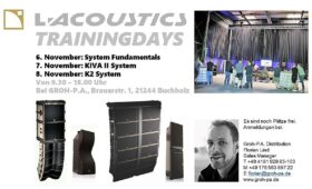 L-Acoustics-Training bei Groh-P.A.