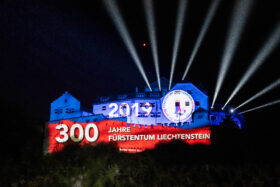Liechtensteins Staatsfeiertag 2018 mit Robe MegaPointe
