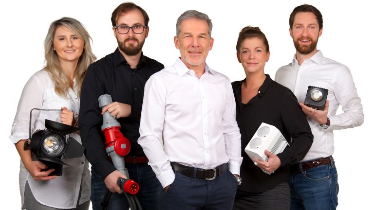 Das Team von Vision Two: Natalie Schnatmann, Christoph Grauting, Claas Ernst, Anke Schierenbeck, Christian Brose (v.l.n.r.)