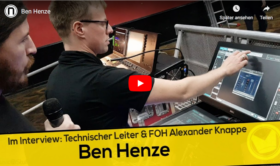 Ben Henze: Front of  House sound für Alexander Knappe