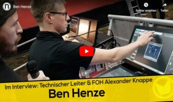 Ben Henze: Front of  House sound für Alexander Knappe