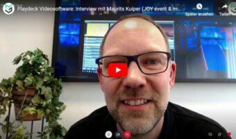 Playdeck Software: Interview mit Maurits Kuiper, JOY event & media