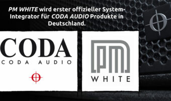 PM WHITE wird offizieller System-Integrator für CODA AUDIO Produkte