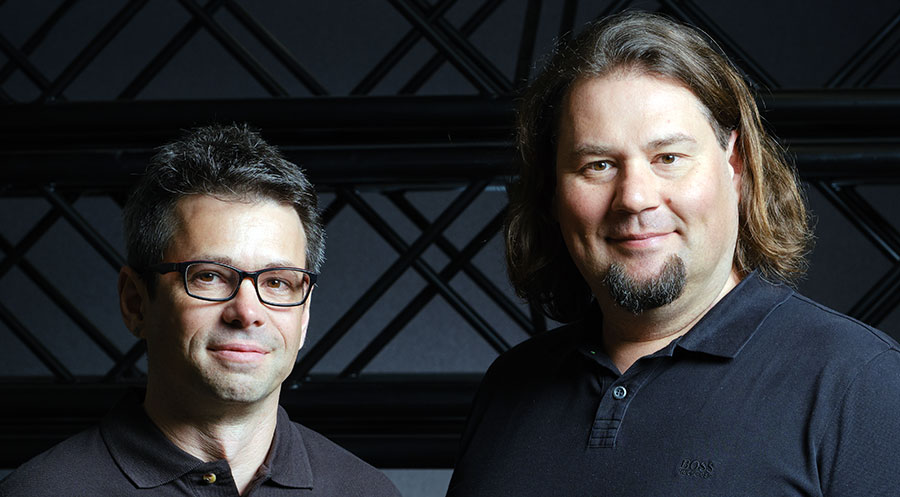 Florian Rapp und Mathias Brugger (v.l.), die neuen Geschäftsführer der Gierss. Veranstaltungstechnik GmbH