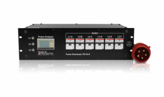 Voice-Acoustic verbessert den professionellen Stromverteiler PD-32-6
