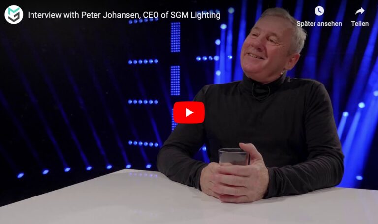 Pete Johansen, CEO von SGM Light