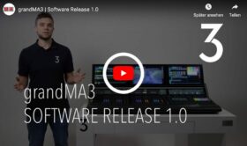Herstellervideo: grandMA3 # Software Release 1.0