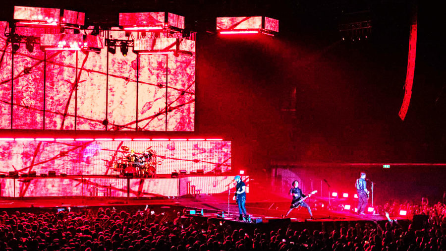 Volbeat live in der Quarterback Immobilion Arena Leipzig im Dezember 2019.