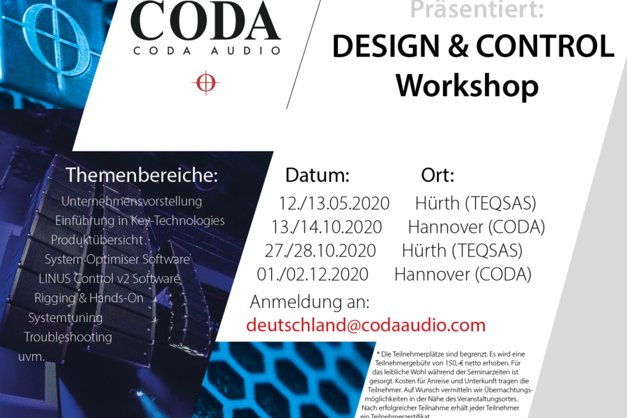 Coda Audio Und Teqsas Kundigen Weitere Schulungstermine An Mothergrid