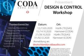 CODA Audio und TEQSAS kündigen weitere Schulungstermine an 