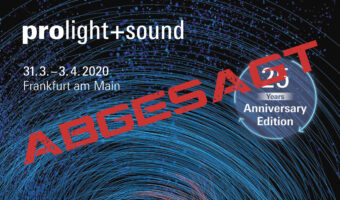 Prolight + Sound 2020 findet nicht statt