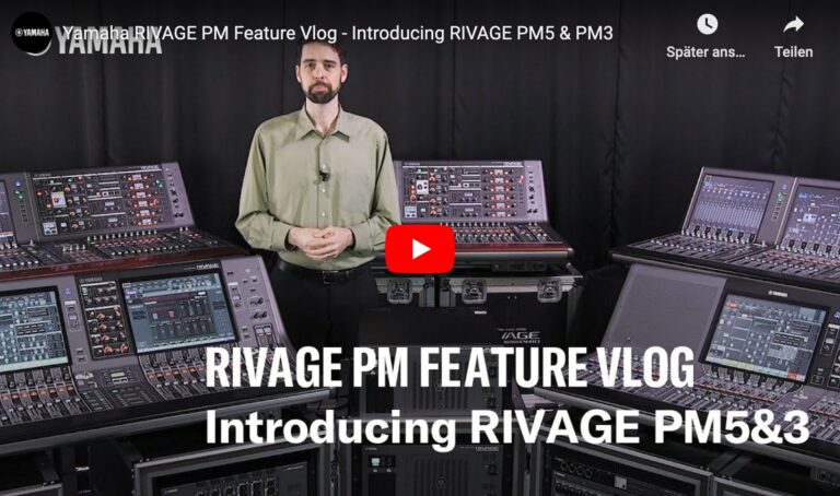 Yamaha is proud to introduce the new RIVAGE PM5 and PM3, which offer the same operability and impeccable sound character as the PM7 and PM10.