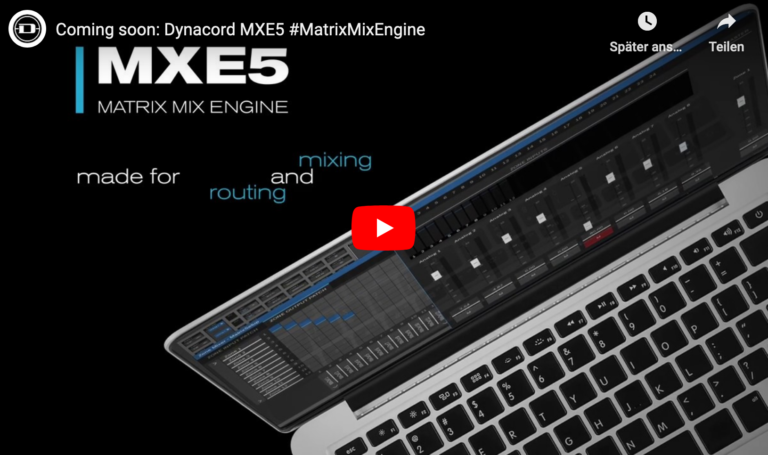 Dynacord MXE5 Matrix Mixing Eninge