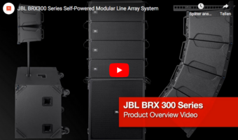 JBL präsentiert das BRX300 Line-Array-System