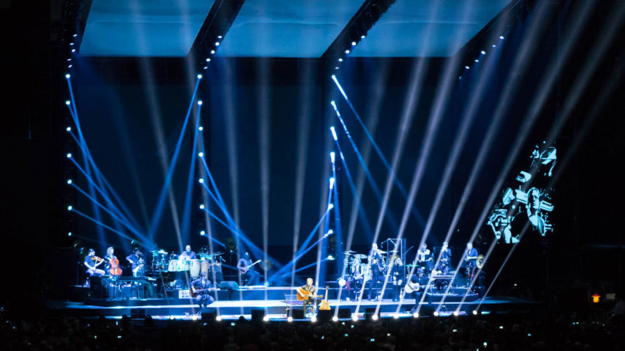 Peter Maffay live in Leipzig 2018, Lichtdesign von Günter Jäckle.