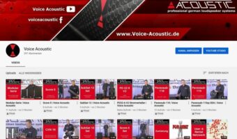 Voice-Acoustic startet eigenen YouTube Kanal