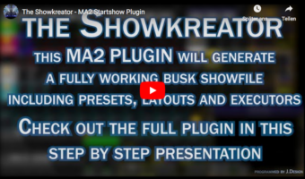 Showkreator – MA Lighting grandMA2 Startshow Plugin von Jakob Link