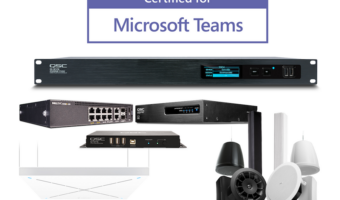 QSC stellt Besprechungsraum-Zubehör für Microsoft Teams vor