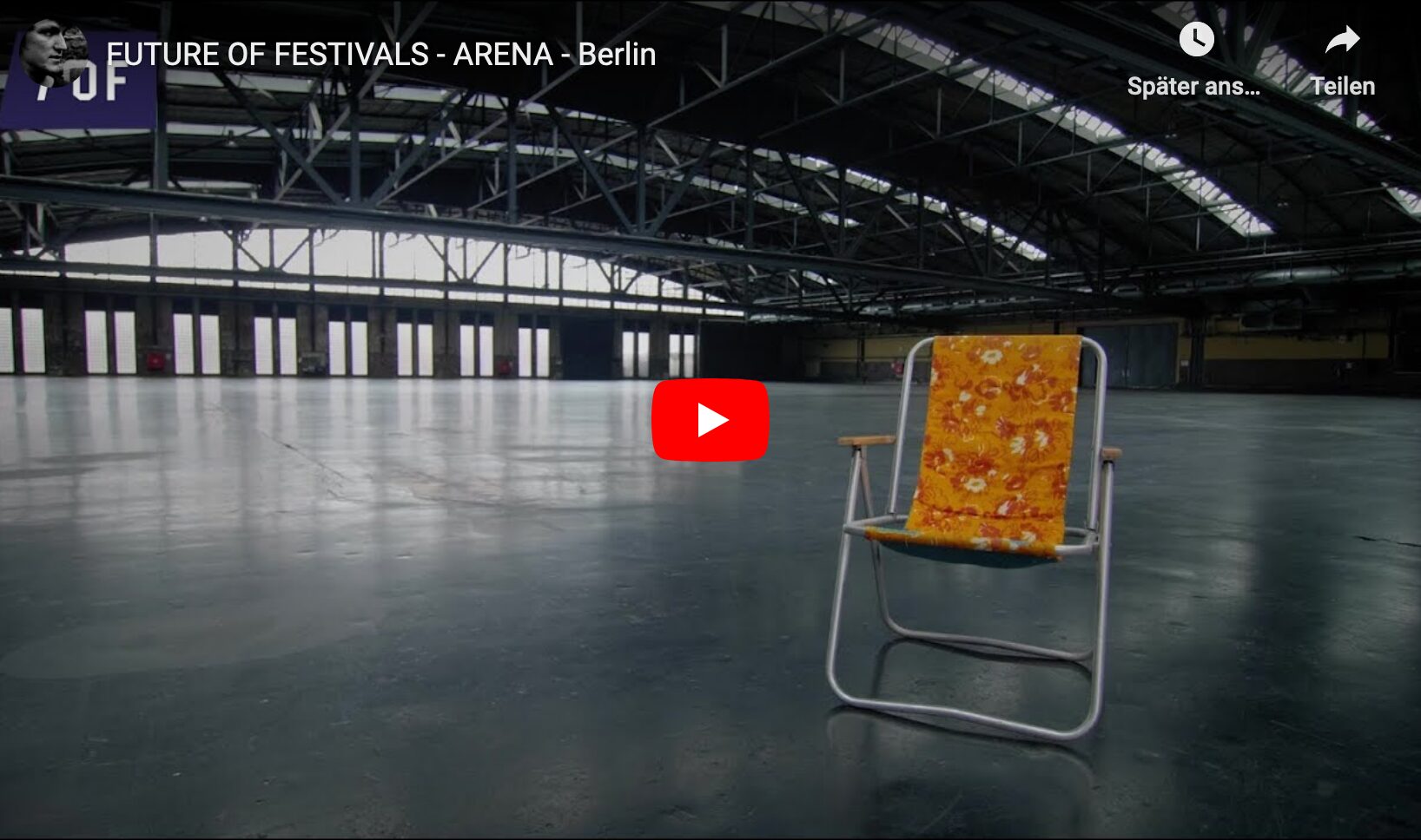 Die Arena Berlin: Hier wird am 13. und 14. November 2020 die „Future Of Festivals“ stattfinden.