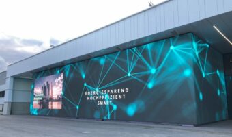 tennagels Medientechnik LED-Screens auf dem Wilo Campus Dortmund