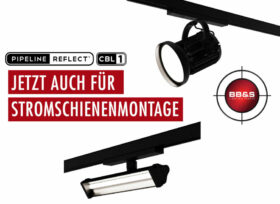 BB&S Compact Beamlight 1 und Pipeline Reflect jetzt trackmountable