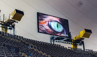 190m² neue LED-Displays von LEDCON für die Olympiahalle
