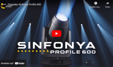 Herstellervideo: Clay Paky Sinfonya Profile 600