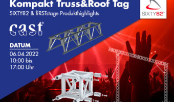 cast lädt ein zum Truss & Roof Tag: Vorträge und Hands-On Rigging