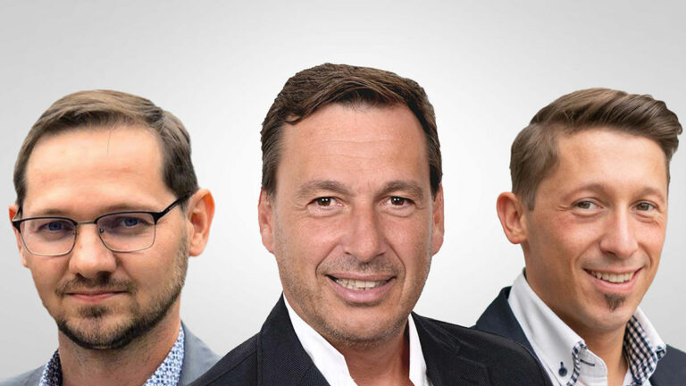 Drei für Österreich: Matthias Burkel, Gerd Kostial und Patrik Heider (v.l.)