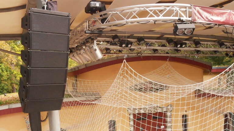 Die Open-Air-Bühne des Geyserhaus in Leipzig. Ein Kleinod im Kulturkosmos der Stadt.