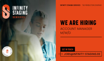 Infinity Staging Services sucht Account Manager (m/w/d)
