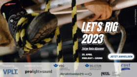 „Let’s Rig 2023“: Leistungsvergleich für Rigger:innen auf der Prolight + Sound