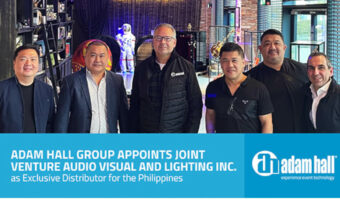 Adam Hall Group: Joint Venture Audio Visual and Lighting Inc. exklusiver Vertriebspartner für die Philippinen