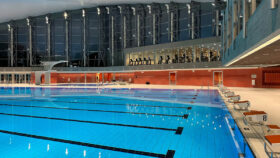 Mediasystem: Installation in der Alsterschwimmhalle
