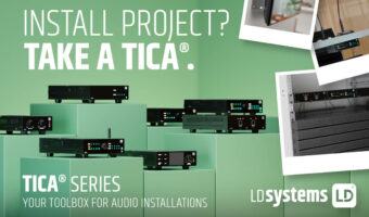 LD Systems präsentiert die TICA Serie für AV-Festinstallationen