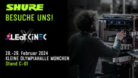 Shure auf der LEaT X CiNEC