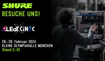 Shure auf der LEaT X CiNEC