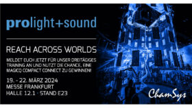 ChamSys auf der Prolight + Sound