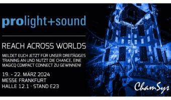 ChamSys auf der Prolight + Sound