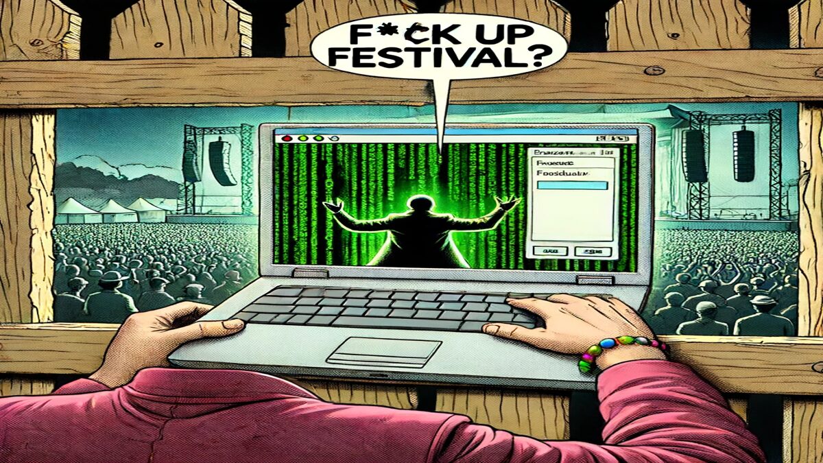 Wie ist es um die IT-Sicherheit großer Events bestellt? Herkunft: ChatGPT